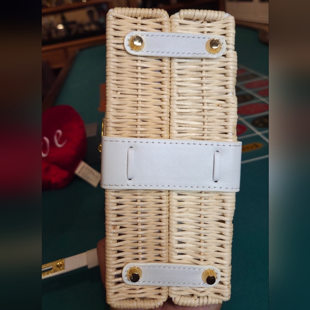 Vera Pelle Top Handle Bamboo Satchel - Picture 4 of 6